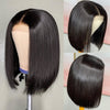 Bob Lace Front Wigs, Brazilian Lace Wig Lace, 100% Straight Human Hair Wigs, Short Blunt Cut Lace Wigs