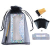Eyelash Packaging Box Set with Drawstring Organza Bag and  Disposable Mascara Wands in Bulk
