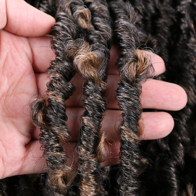 Butterfly Locs Crochet Braids/ Distressed Faux Locs Crochet Hair